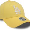 Cappellino New Era Dodgers donna morbido giallo baseball-2