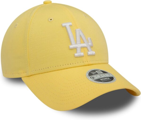 Cappellino New Era Dodgers donna morbido giallo baseball-2