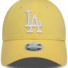 Cappellino New Era Dodgers donna morbido giallo baseball-1