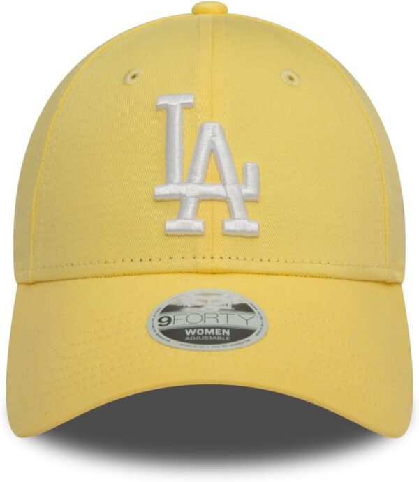 Cappellino New Era Dodgers donna morbido giallo baseball-1