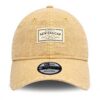 Cappellino da baseball New Era 9Twenty beige patch canvas