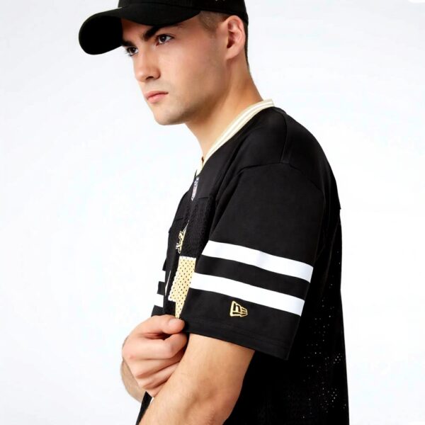 Maglietta NFL New Era Patriots Uomo Jersey Stripe Oversized