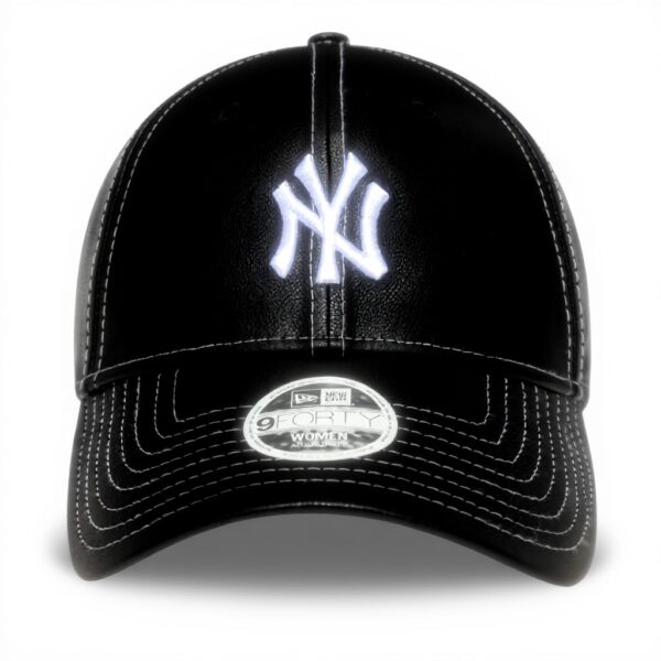 Cappello New Era Nero Poliestere Donna Topstitch