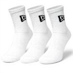 Calzini New Era Flag Crew Sock Unisex Adulto Bianco Nero