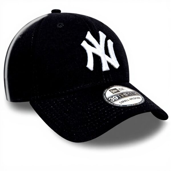 New Era Mens MLB Basic NY Yankees 39Thirty Stretch Back Baseball cap,10145636, NavyWhite, ML