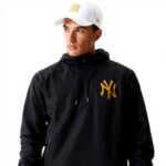 New Era Metalic Windbreaker Giacca a Vento da Uomo, Uomo, Giacca Antivento, 12590862, Nero, S