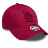 Cappello Dodgers New Era Metallic Logo 9Forty Rosso