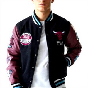 New Era Varsity College - Giacca NBA Chicago Bulls