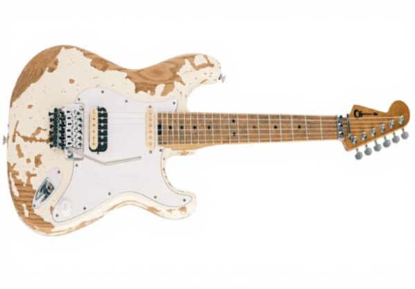 Charvel chitarra elettrica Henrik Danhage bianca frassino