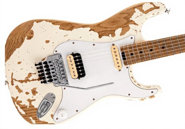 Charvel chitarra elettrica Henrik Danhage bianca frassino