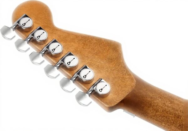 Charvel chitarra elettrica Henrik Danhage bianca frassino