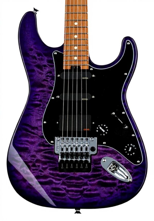Chitarra elettrica Charvel Marco Sfogli HSS Purple Burst