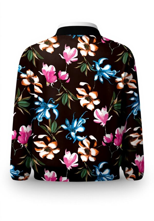 Giacca donna impermeabile bomber fiore Générique XXL Marina