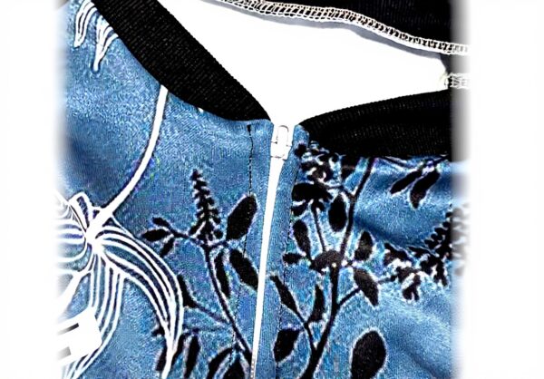 Giacca donna floreale MH Wcaiiao maniche lunghe vintage