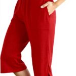 Pantaloni donna 34 vita alta fluidi eleganti Générique