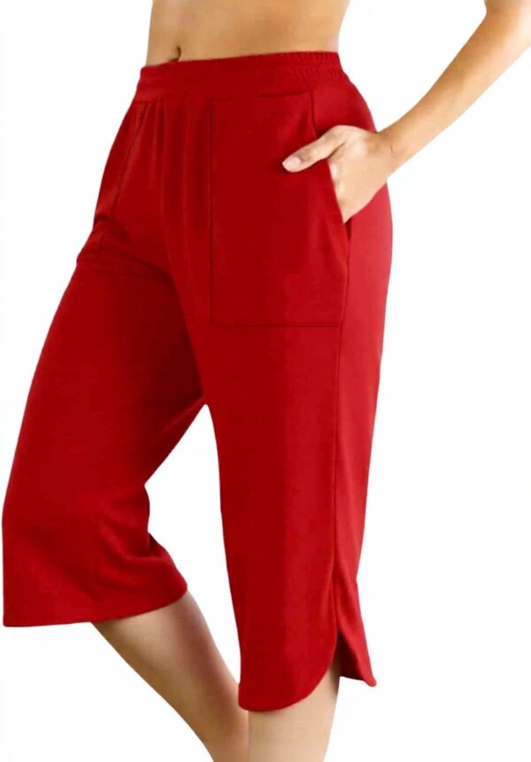 Pantaloni donna 34 vita alta fluidi eleganti Générique