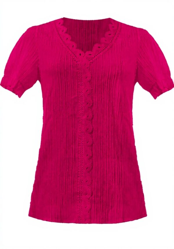 Camicia donna estiva MH Wcaiiao maniche cave balze