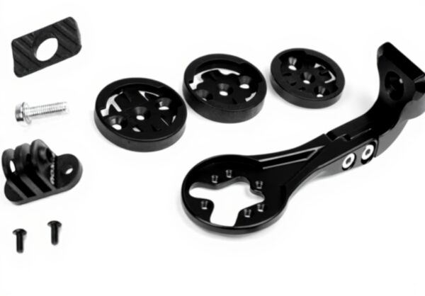 Supporto GPS bicicletta Honseadek ABS nero compatibile Trek