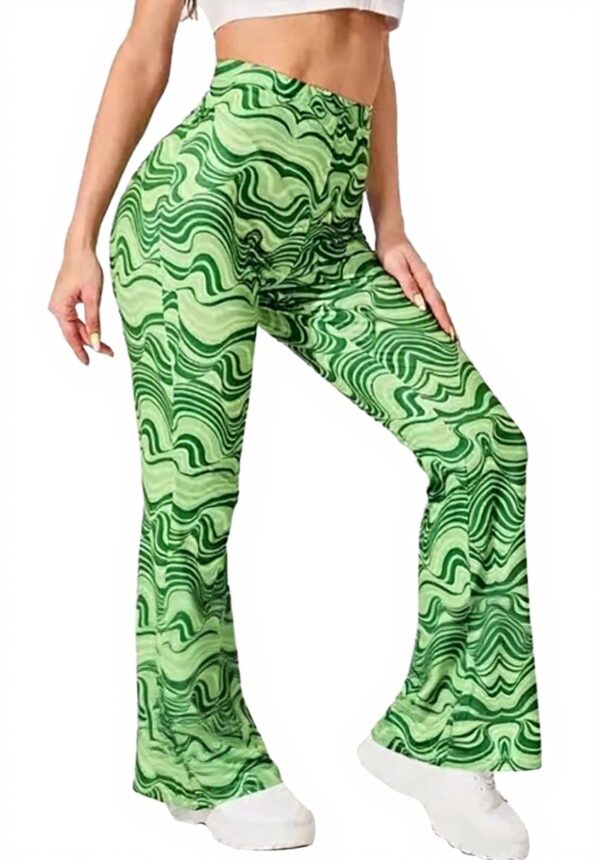 Leggings yoga donna Generisch vita alta bootcut compressione