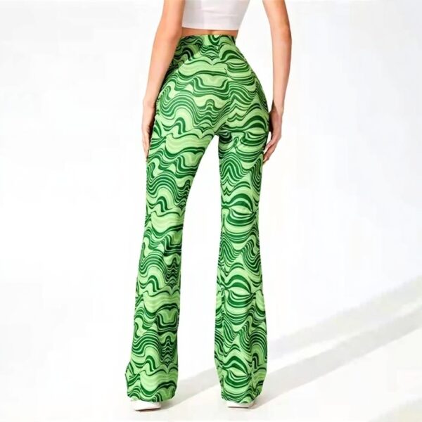 Leggings yoga donna Generisch vita alta bootcut compressione