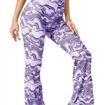 Leggings yoga donna alta vita bootcut compressione Generisch