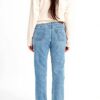 Levis Jeans Donna 501 Crop Tango Blu Taglia Plus