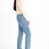 Levis Jeans Donna 501 Crop Tango Blu Taglia Plus