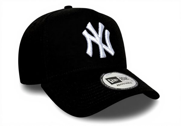 Berretto New York Yankees New Era Nero Bianco Regolabile