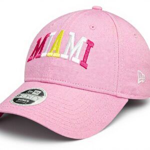 New Era 9Forty Strapback Cappellino Donna Miami Rose Rosa