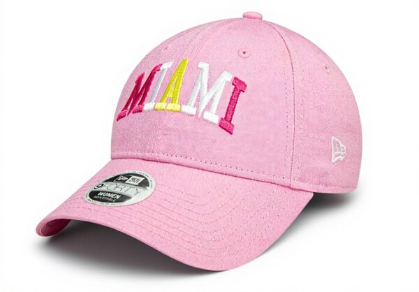 New Era 9Forty Strapback Cappellino Donna Miami Rose Rosa
