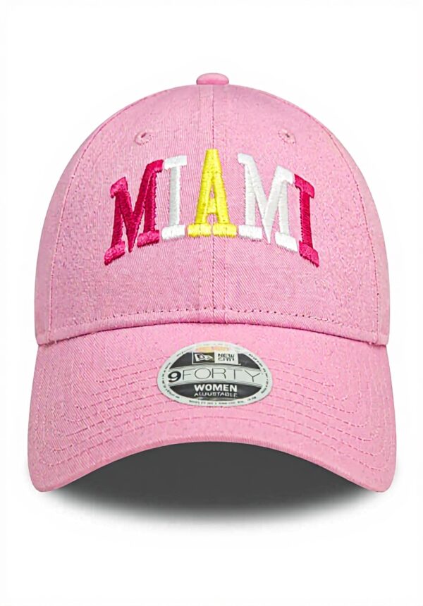 New Era 9Forty Strapback Cappellino Donna Miami Rose Rosa
