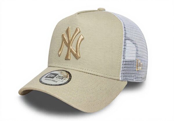 Berretto New York Yankees New Era A-Frame beige regolabile