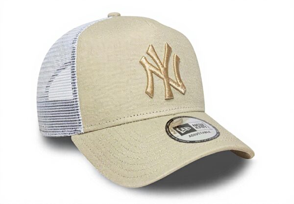 Berretto New York Yankees New Era A-Frame beige regolabile