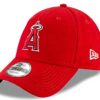 Berretto Anaheim Angels MLB New Era Regolabile Rosso 9Forty