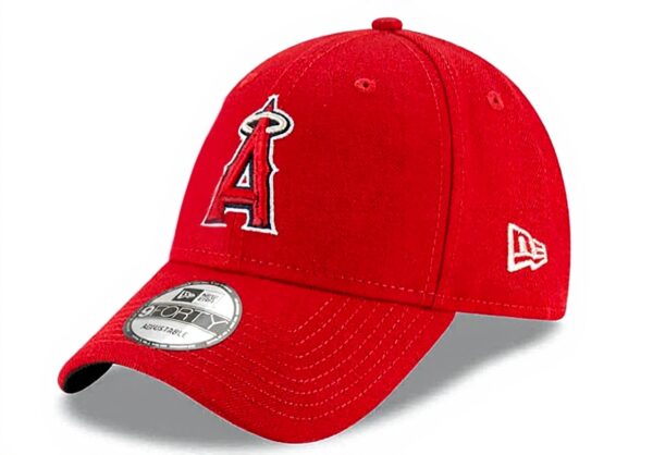 Berretto Anaheim Angels MLB New Era Regolabile Rosso 9Forty
