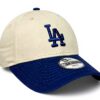 Cappello LA Dodgers New Era 9Forty regolabile beige blu