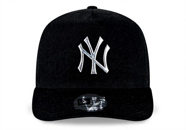 Cappellino New Era Snapback Yankees Nero Logo Foil