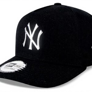 Cappellino New Era Snapback Yankees Nero Logo Foil