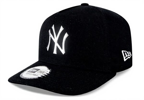Cappellino New Era Snapback Yankees Nero Logo Foil