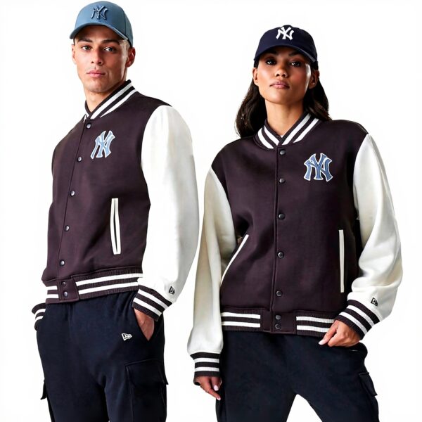 Giacche New Era MLB Yankees Bomber Uomo Colletto rovesciato