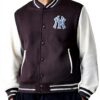 Giacche New Era MLB Yankees Bomber Uomo Colletto rovesciato