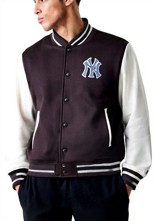 Giacche New Era MLB Yankees Bomber Uomo Colletto rovesciato