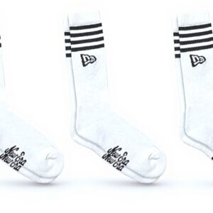 Calzini New Era Stripe Crew Uomo 3 Paia EU 39-42