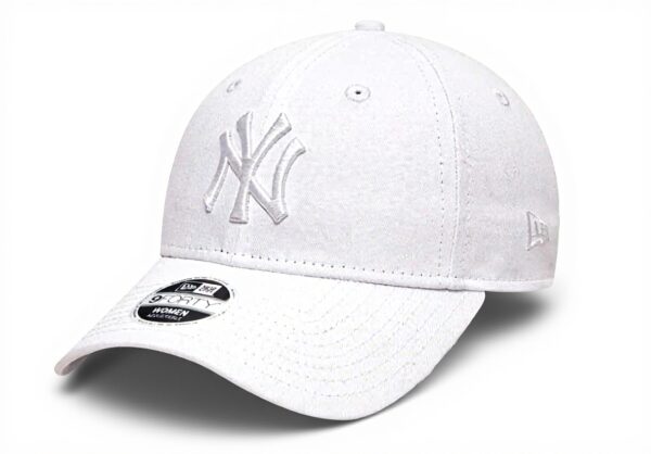 Berretto New Era Yankees Donna Cotone Optic White Baseball