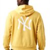 Felpa con Cappuccio New Era Yankees Uomo Giallo Scuro