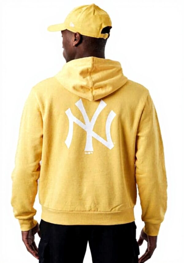 Felpa con Cappuccio New Era Yankees Uomo Giallo Scuro