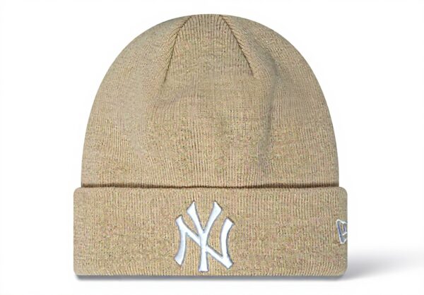 Berretto New Era Yankees MLB Beige Leggero Scaldaorecchie