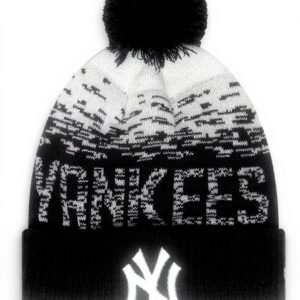 New Era Yankees Beanie MLB Navy White Cappello Sportivo Uomo
