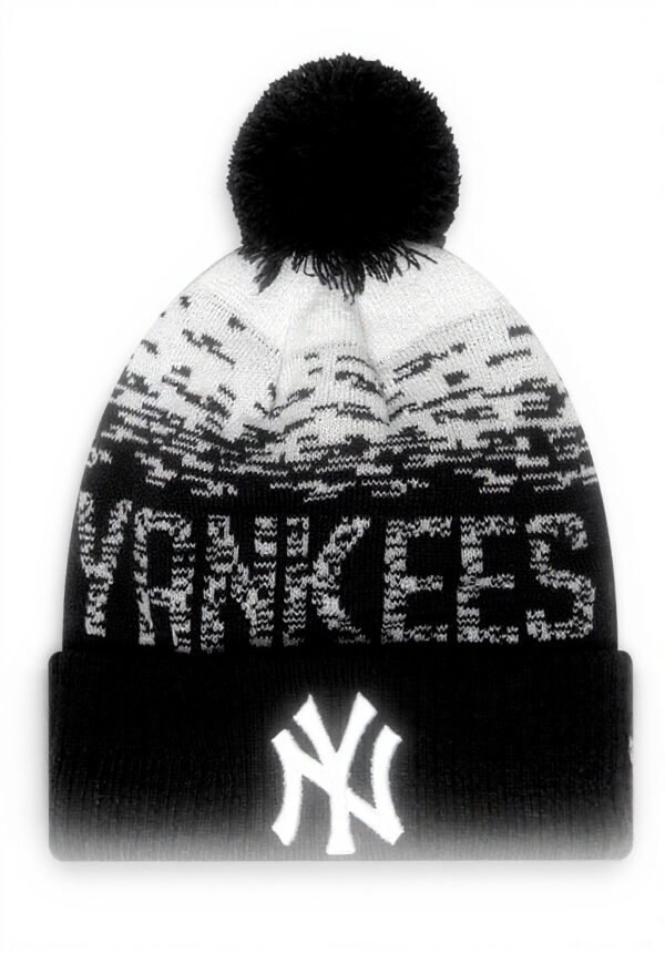 New Era Yankees Beanie MLB Navy White Cappello Sportivo Uomo