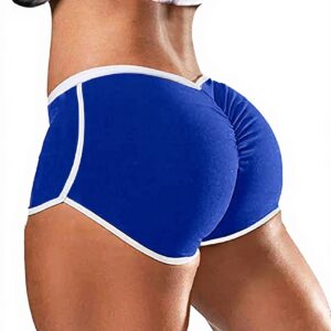 Pantaloncini sportivi Booty Scrunch donna yoga compressione